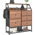 Rustique armoire de rangement marron