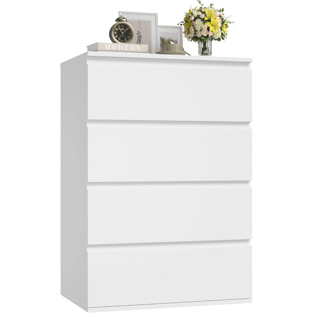 Minimaliste armoire de rangement gris clair