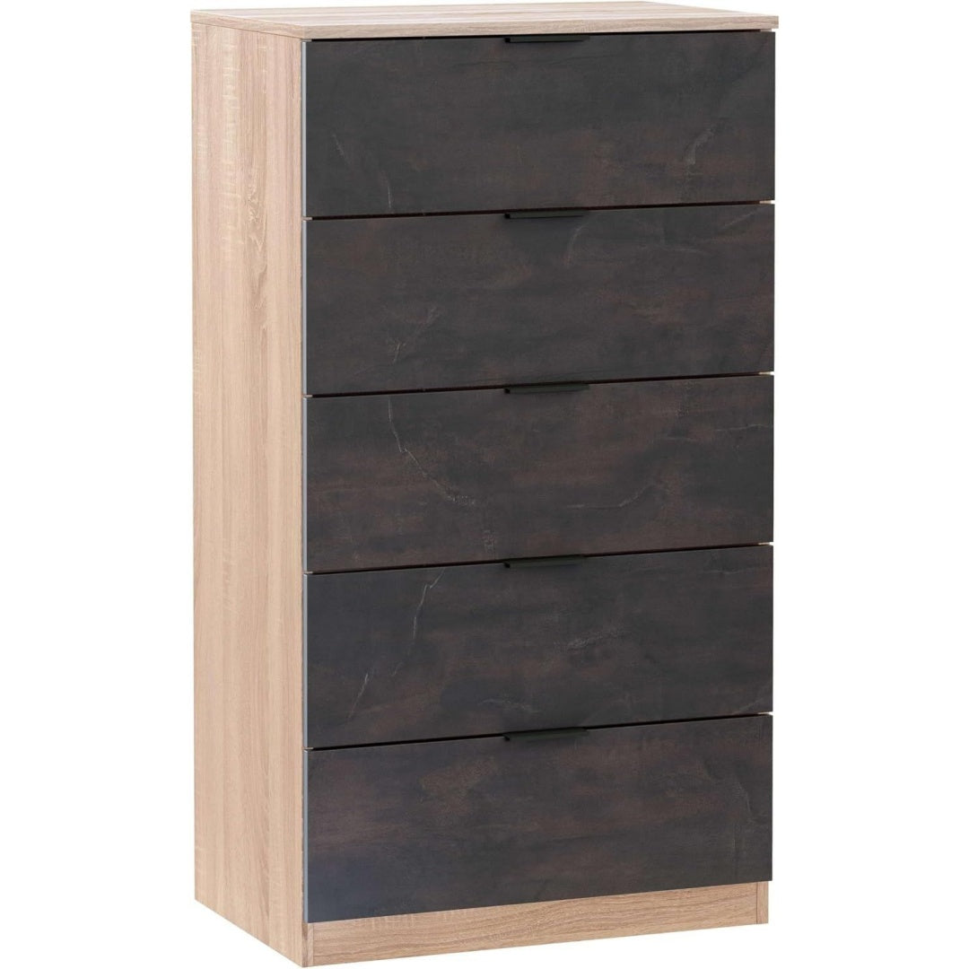 Commode pour chambre gris fonce minimaliste