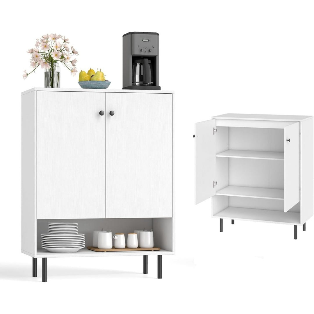 Buffet 75 cm de large gris clair