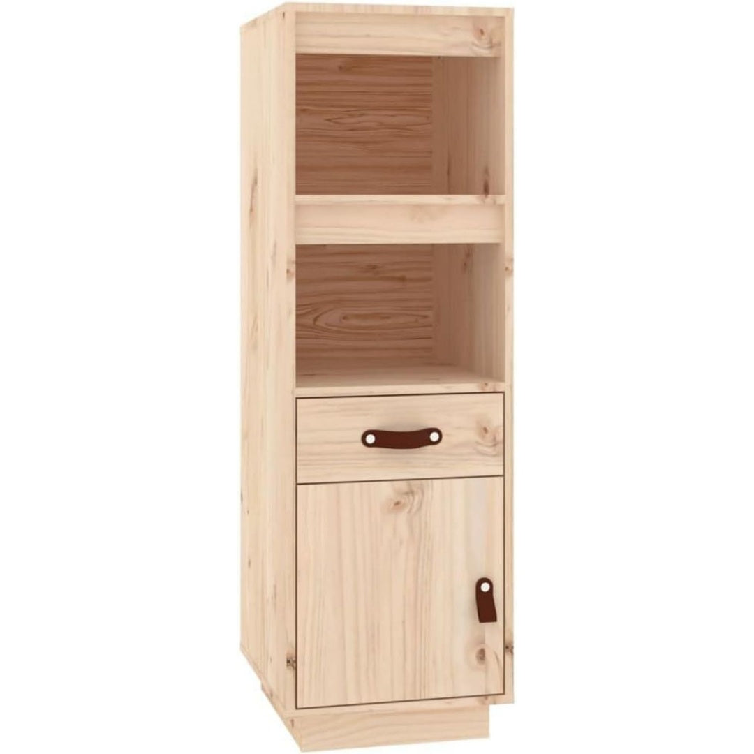 Marron buffet design scandinave en bois massif