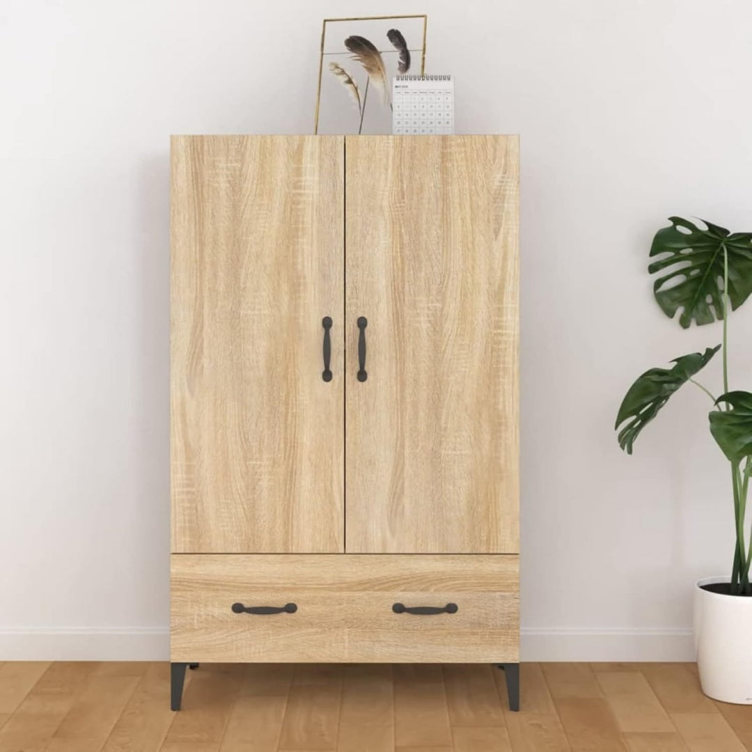 Buffet beige 2 portes et 1 tiroir