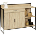 Beige credence 1 tiroir style industriel
