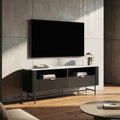 Meuble TV design moderne bordeaux
