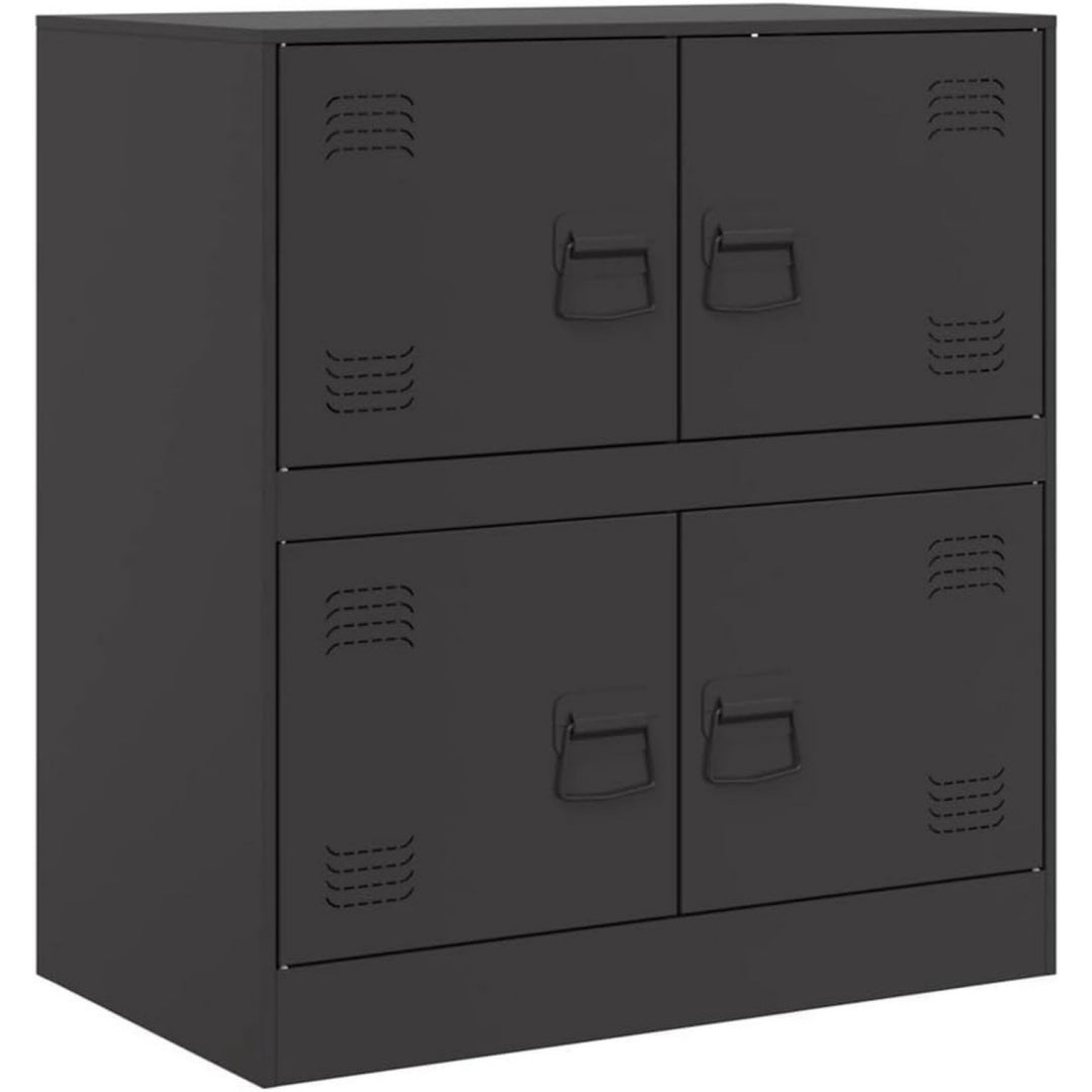 Buffet gris fonce chaleureux tendance 67 x 39 x 73 cm
