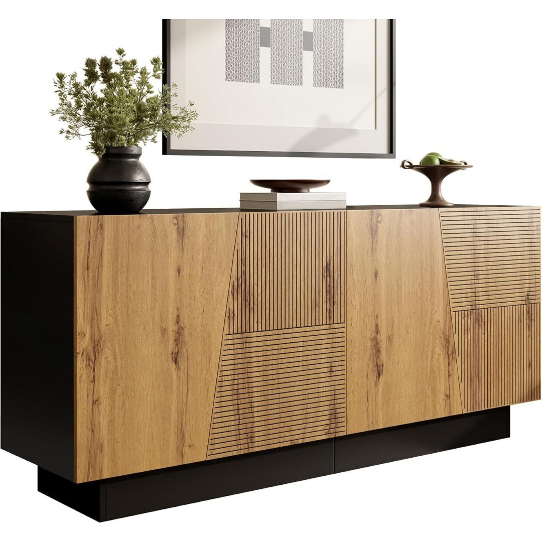 Buffet en bois finition marron