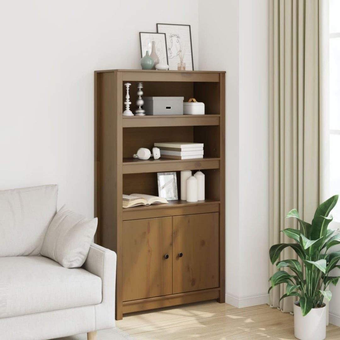 Buffet classique en bois de pin et pin