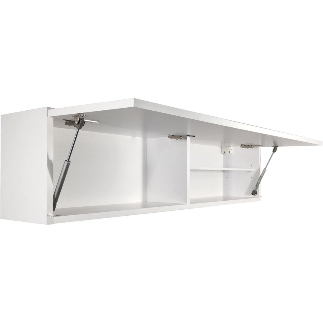 Meuble suspendu gris clair 30 x 120 x 23 cm