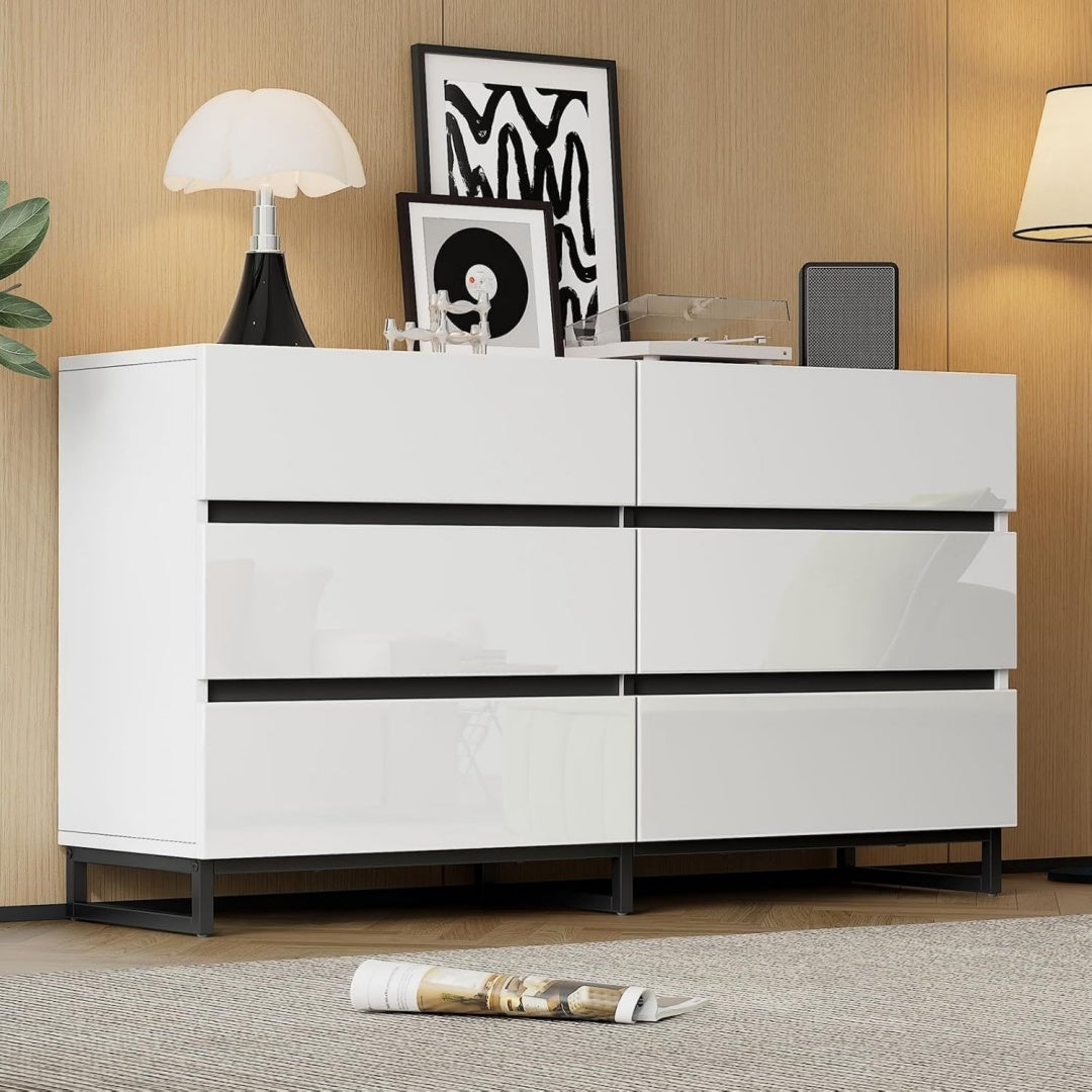 Design buffet avec 6 tiroirs