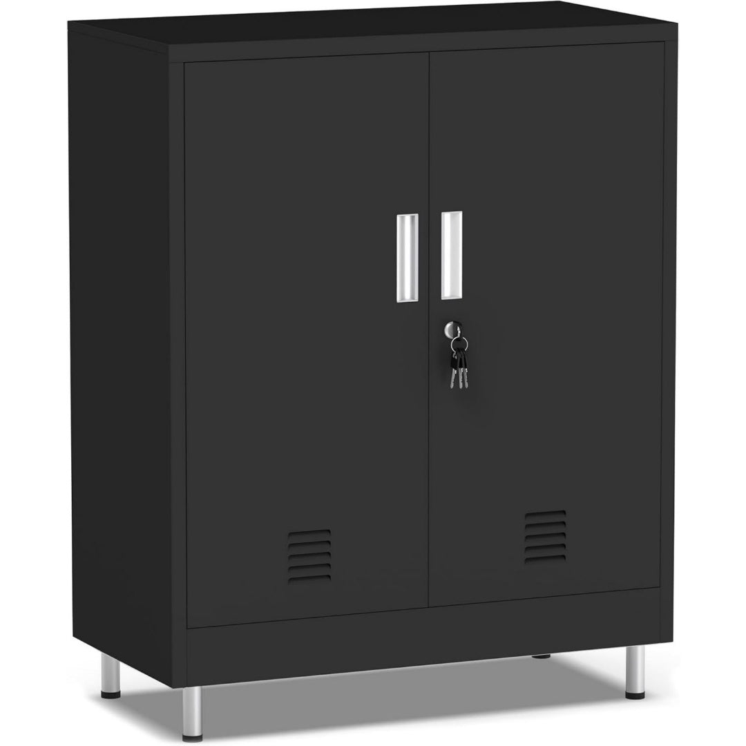 epuree armoire 2 niches noir