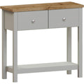 Console gris en tissu