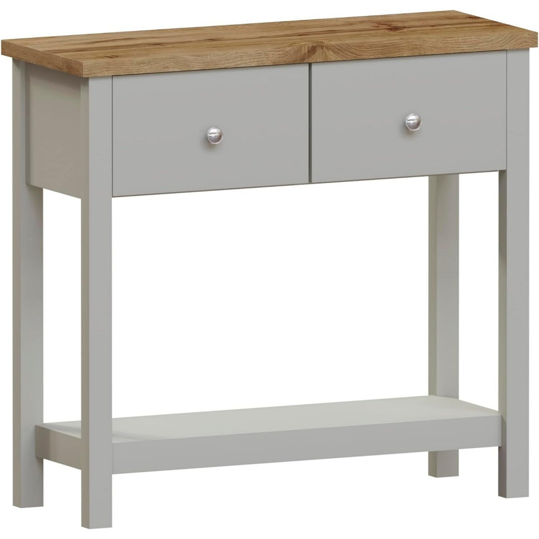 Console gris en tissu