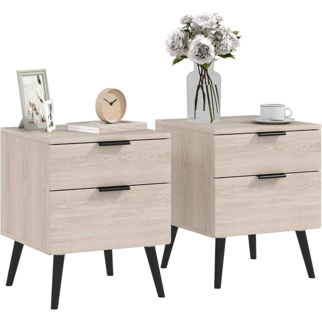 Table d appoint pour coin nuit beige scandinave